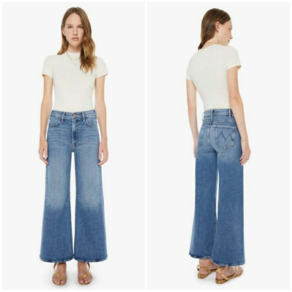 💕MOTHER💕 The Hustler Roller Ankle Jeans ~ Slip And Fall 28 NWOT